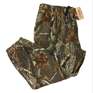 Outfitters ridge mens real tree camo sweat pants size mens 3XL